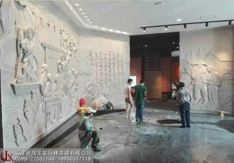 室內(nèi)石材浮雕壁畫(huà) 