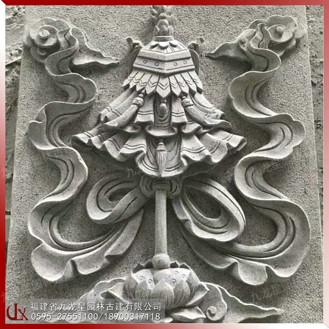 八寶浮雕－寶傘