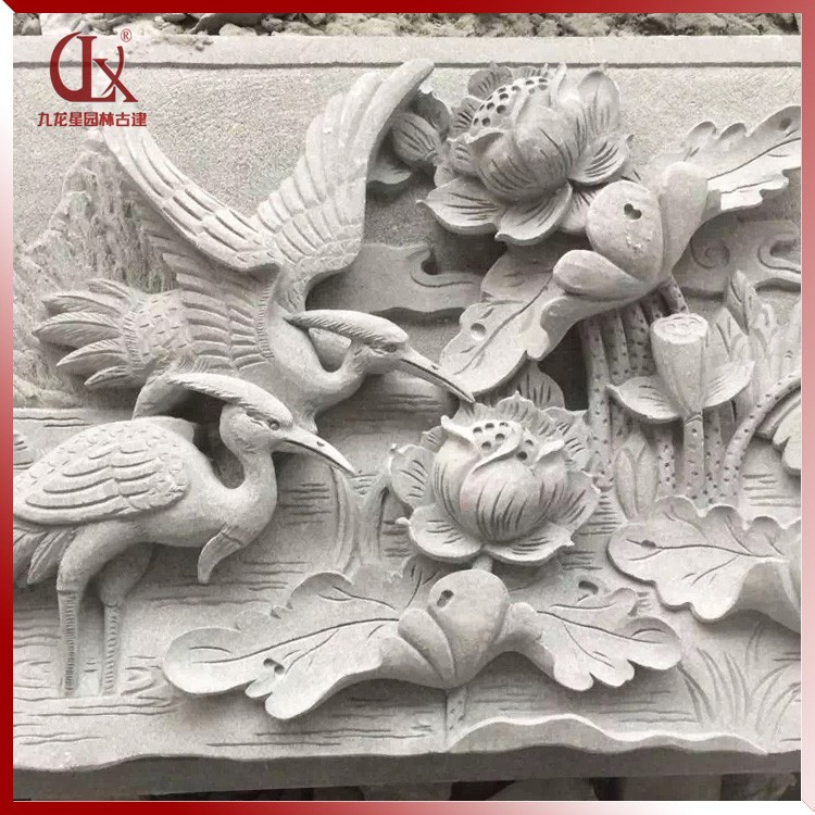 祠堂浮雕-一路連科